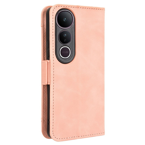 Klopové pouzdro pro Vivo V50 Lite 4G / 5G, Card Slot, růžové