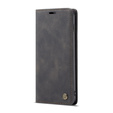 Pouzdro CASEME pro Samsung Galaxy S10 Plus, Leather Wallet Case, černé