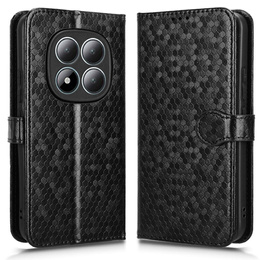 Pouzdro s klopou Wallet Rhombus pro Xiaomi Redmi Note 15 Pro 5G