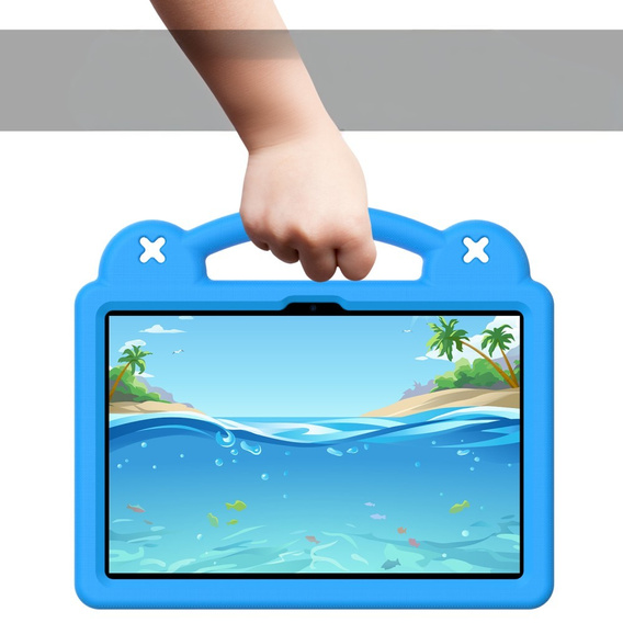 Dětské pouzdro pro Lenovo Tab TB311FU, Cute Patterns, se stojánkem, modré