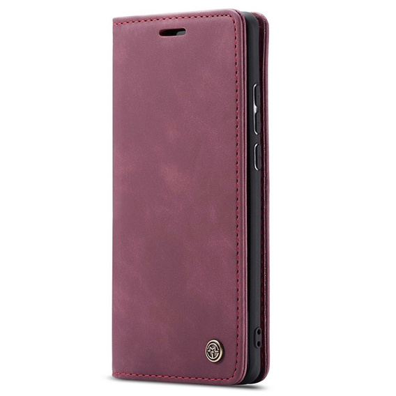 Pouzdro CASEME pro Huawei P30 Pro, Leather Wallet Case, kaštanové