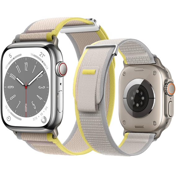 Nylonový řemínek pro Apple Watch 1/2/3/4/5/6/7/8/9/10/SE/Ultra/Ultra 2 42/44/45/49MM