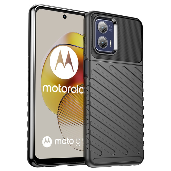 Pouzdro pro Motorola Moto G73 5G, Thunder, černé