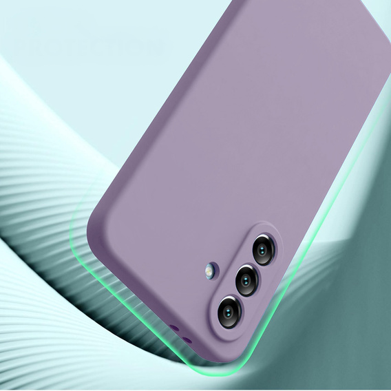 Pouzdro pro Samsung Galaxy A56 5G, Silicone Lite, fialové
