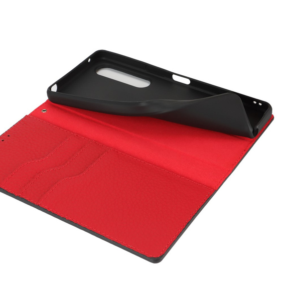 Kožené pouzdro pro Sony Xperia 1 VI, ERBORD Grain Leather, černé