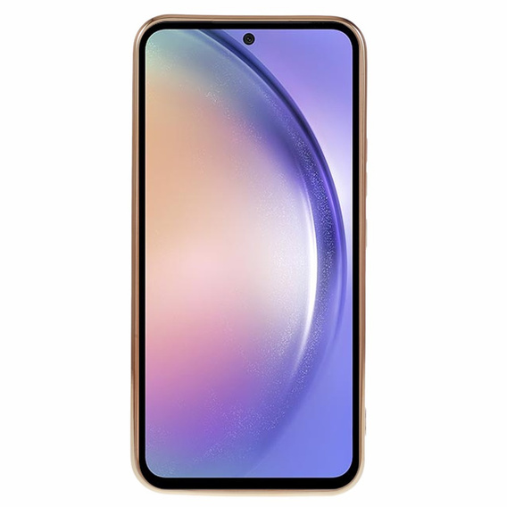 Pouzdro pro Samsung Galaxy A15, Glamour CamShield, růžová + 9H sklo