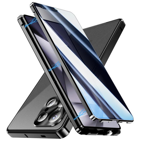 Pouzdro pro Samsung Galaxy S25 Ultra, Privacy Dual Glass, černé