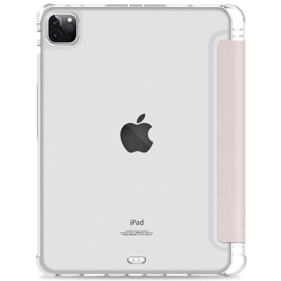 Pouzdro pro iPad Pro 11 2022 / 2021 / 2020, Smartcase Hybrid, se slotem na stylus, růžové
