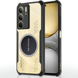 Pouzdro pro Realme 14X / Realme C75, s magnetickou fólií, transparentní / černé