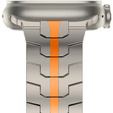 Bransoleta Stainless Segments do Apple Watch 1/2/3/4/5/6/7/8/SE/ULTRA 42/44/45/49MM, Silver