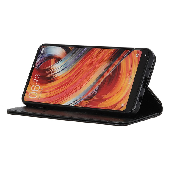 Pouzdro pro Samsung Galaxy A36 5G, Wallet Litchi Leather, černé