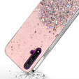 Pouzdro pro Huawei Nova 5T/Honor 20, Glittery, růžové