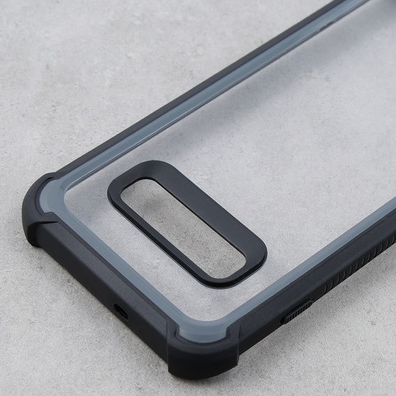 Pouzdro pro Samsung Galaxy S10 Plus, Dexnor Full Body Rugged, transparentní / černé