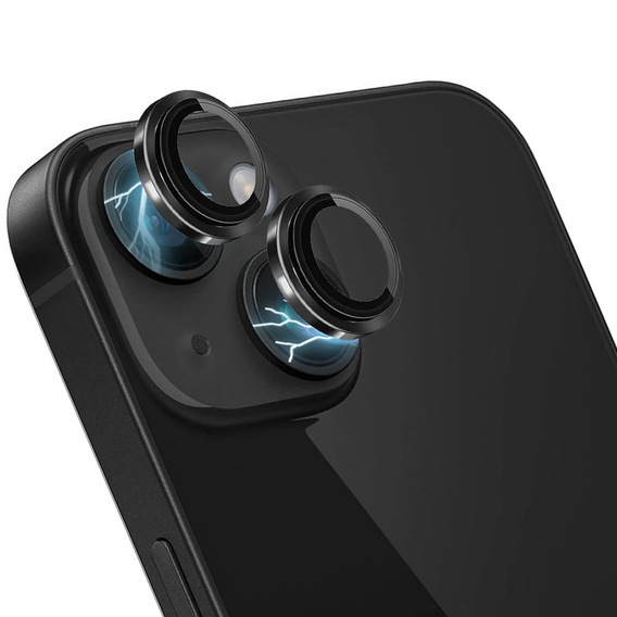 4x tvrzené sklo ERBORD pro kameru na iPhone 15 / 15 Plus