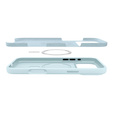 Spigen pouzdro pro iPhone 17 Pro, Silicone Fit MagSafe, Mute Blue