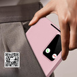 Flipové pouzdro pro Samsung Galaxy A56 5G, Smart View Wallet, růžové