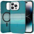 Pouzdro iPhone 14 Pro, Frame Kickstand, pro MagSafe, Moon Green