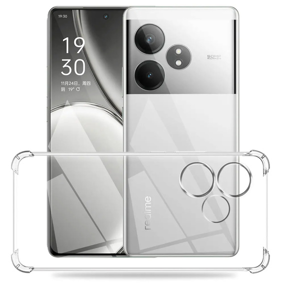 Pouzdro pro Realme GT 6 / 6T, Dropproof, průhledné