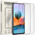 2x tvrzené sklo pro Xiaomi Redmi Note 10 Pro/10 Pro Max, ERBORD 9H Hard Glass na displeji
