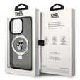 Pouzdro Karl Lagerfeld Ring Stand Karl & Choupette MagSafe pro iPhone 15 Pro