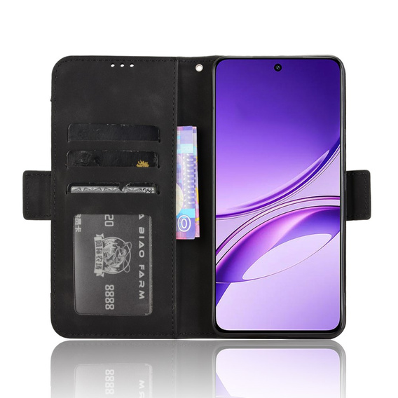 Klopové pouzdro pro Vivo V50 Lite 4G / 5G, Card Slot, černé