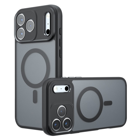 Matné pouzdro pro iPhone 17, pro Magsafe, matně černé