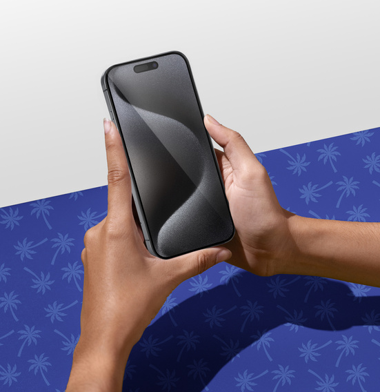 Tvrzené sklo Diamond Palm pro iPhone 15/15 Pro