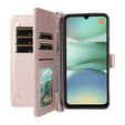 Flipové pouzdro pro Xiaomi Redmi A5, Crossbody Leather Wallet, růžové