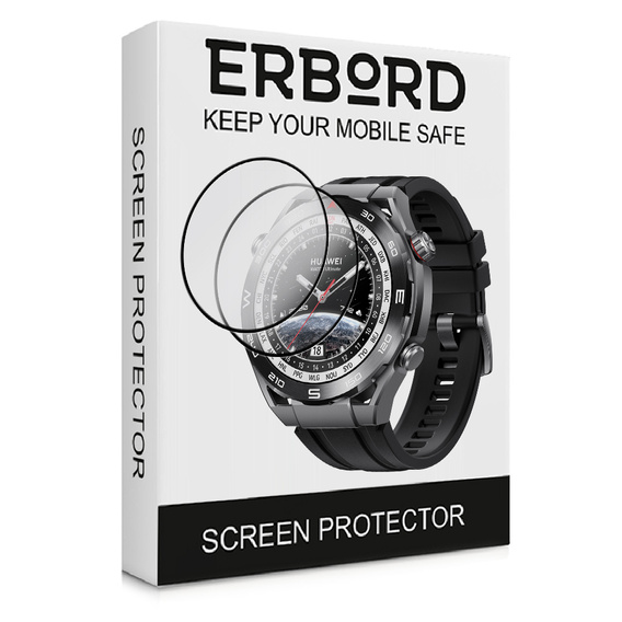 2x hybridní sklo ERBORD pro Huawei Watch Ultimate