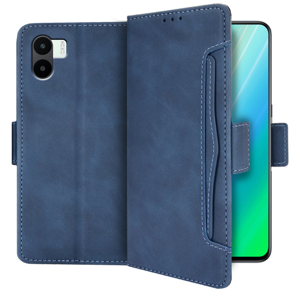 Klopové pouzdro pro Xiaomi Redmi A1 4G / A2 4G, Card Slot, modré