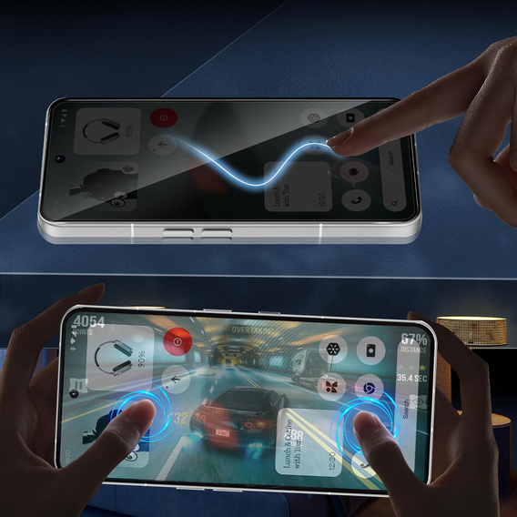 2x Tvrzené sklo pro Samsung Galaxy S24 Ultra, ERBORD Anti-Spy