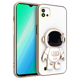 Pouzdro pro Realme C11 2021/ C20, Astronaut, bílé