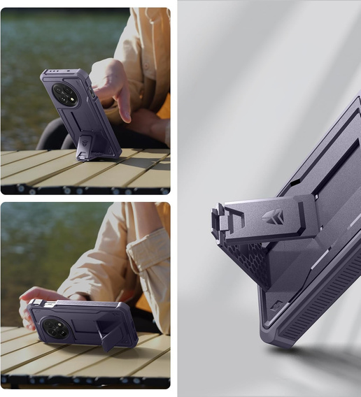 Pancéřové pouzdro pro OnePlus 13, Dexnor Full Body (Two Frames), fialové