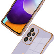Pouzdro pro Samsung Galaxy A52/A52S, Electro heart, fialové