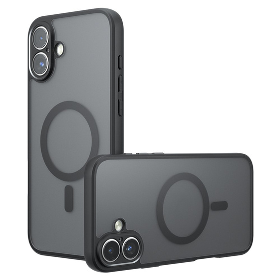 Matné pouzdro pro iPhone 17, pro Magsafe, matně černé