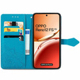 Klopové pouzdro pro Oppo Reno 12FS / 12F, Mandala, modré