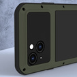 Pouzdro Love Mei pro iPhone 14, armored with glass, zelené