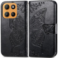 Klopové pouzdro pro Motorola Moto G15 / Motorola Moto G15 Power, Butterfly, černé