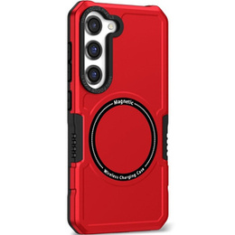 Pouzdro pro Samsung Galaxy S23 Plus, Protective MagSafe, červené