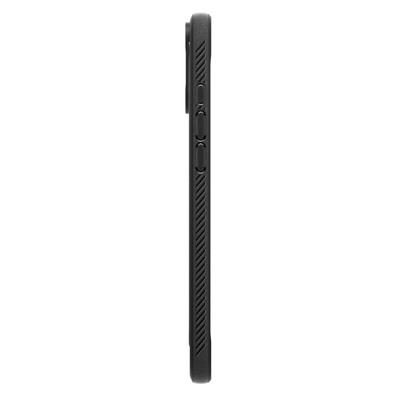 Pouzdro Spigen pro iPhone 16, Rugged Armor MagSafe, černé + tvrzené sklo 9H