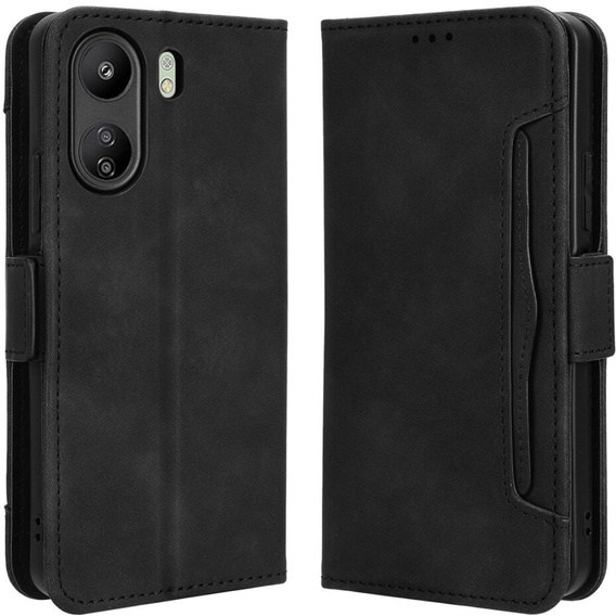 Klopové pouzdro pro Xiaomi Redmi 13C / Poco C65, Card Slot, černé