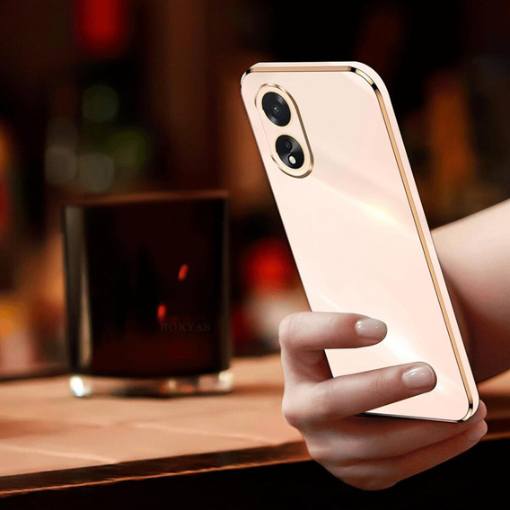 Pouzdro pro Oppo A38 4G / Oppo A18 4G, Glamour CamShield, růžové rose gold