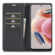 Klopové pouzdro pro Xiaomi Redmi Note 12 4G, Carbon LC.IMEEKE, černé