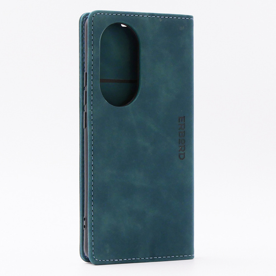 Pouzdro pro Oppo Reno 10 / 10 Pro, ERBORD Vintage peněženka s klopou, modré