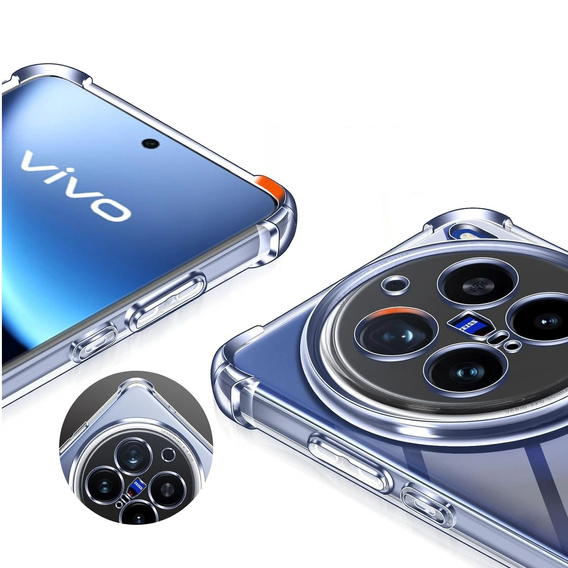 Pouzdro pro Vivo X200 Pro 5G, Dropproof, průhledné