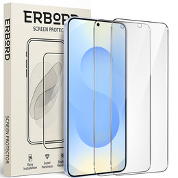 2x tvrzené sklo pro Samsung Galaxy S24+/S25+ Plus, ERBORD 9H Hard Glass na displeji