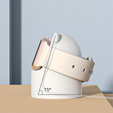 Silikonový nabíjecí stojánek pro Apple Watch 1/2/3/4/5/6/7/8/SE/Ultra, bílý