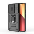 Pouzdro pro Xiaomi Redmi Note 13 Pro 4G / Xiaomi Redmi Note 14S / Xiaomi Poco M6 Pro 4G, KickStand Camera Lens, černé