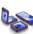 Pancéřové pouzdro pro Samsung Galaxy Z Flip7 FE / Z Flip6, Dexnor Clip Holder, fialové