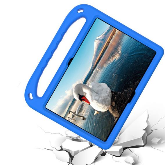 Dětské pouzdro pro Lenovo Tab M10 X505 / X605 / Lenovo Tab P10 X705F 10.1, dětské pouzdro s rukojetí, modré